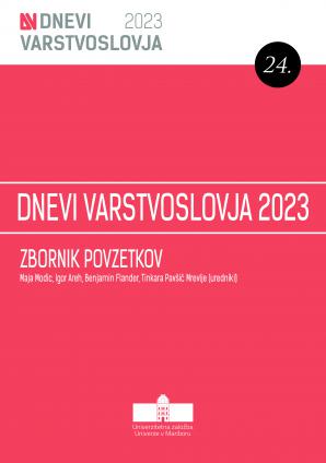 Zbornik povzetkov - Dnevi varstvoslovja 2023