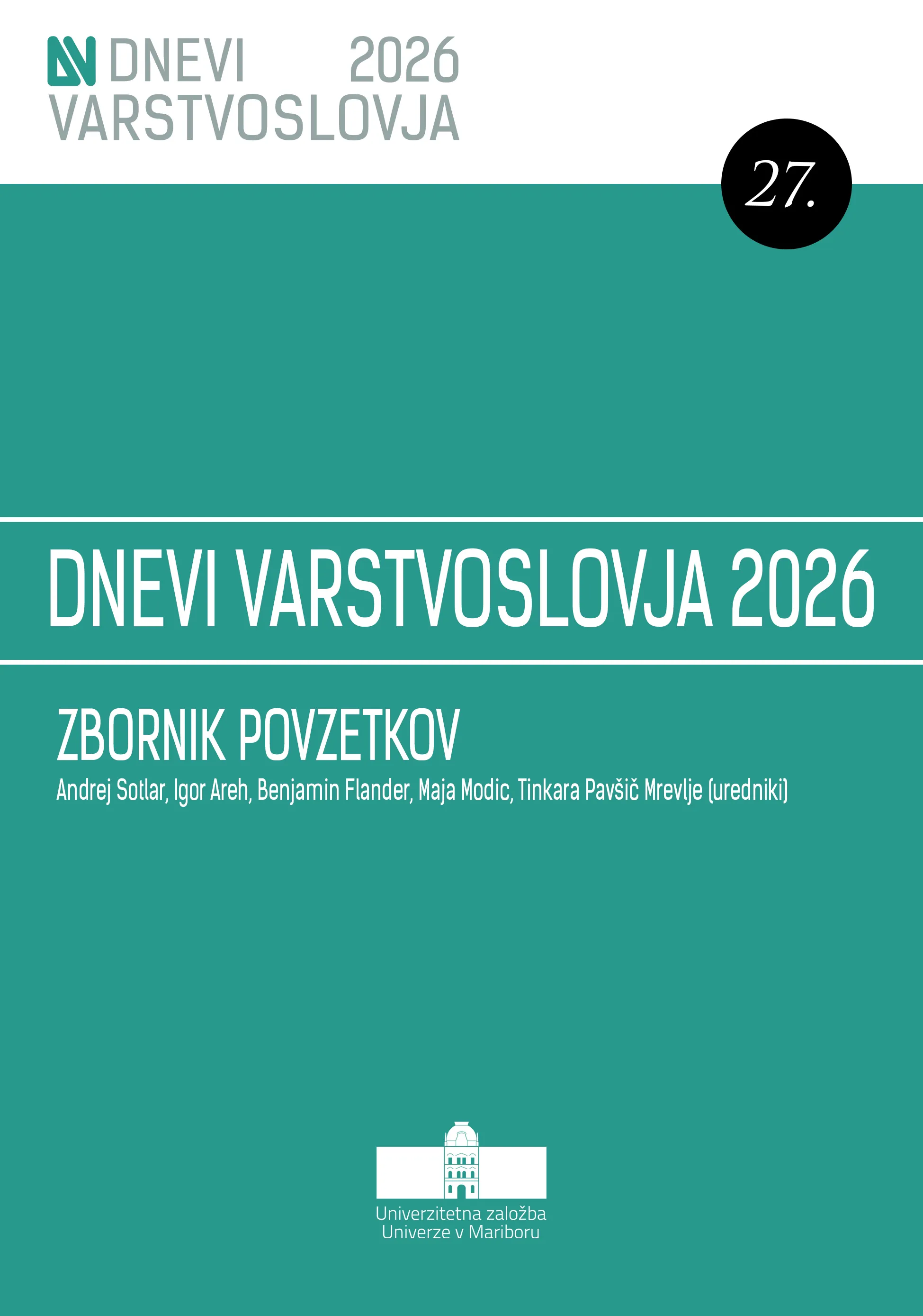 Zbornik povzetkov konference DV2026