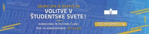 Volitve v študentske svete članic in drugih članic Univerze v Mariboru