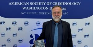 Prof. dr. Meško prejel nagrado Oddelka za ruralno kriminologijo Ameriškega kriminološkega združenja